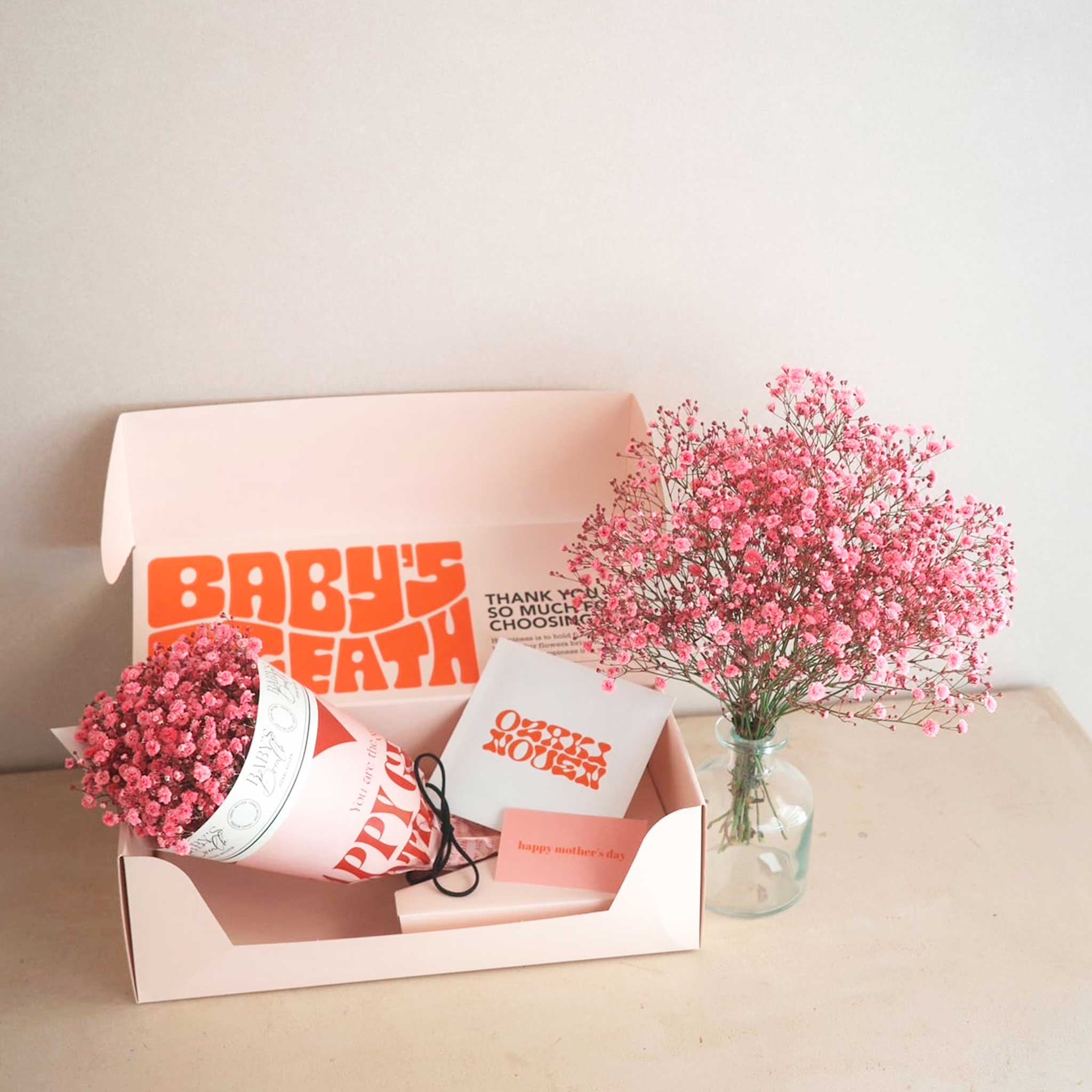 母の日「baby’s breath box」