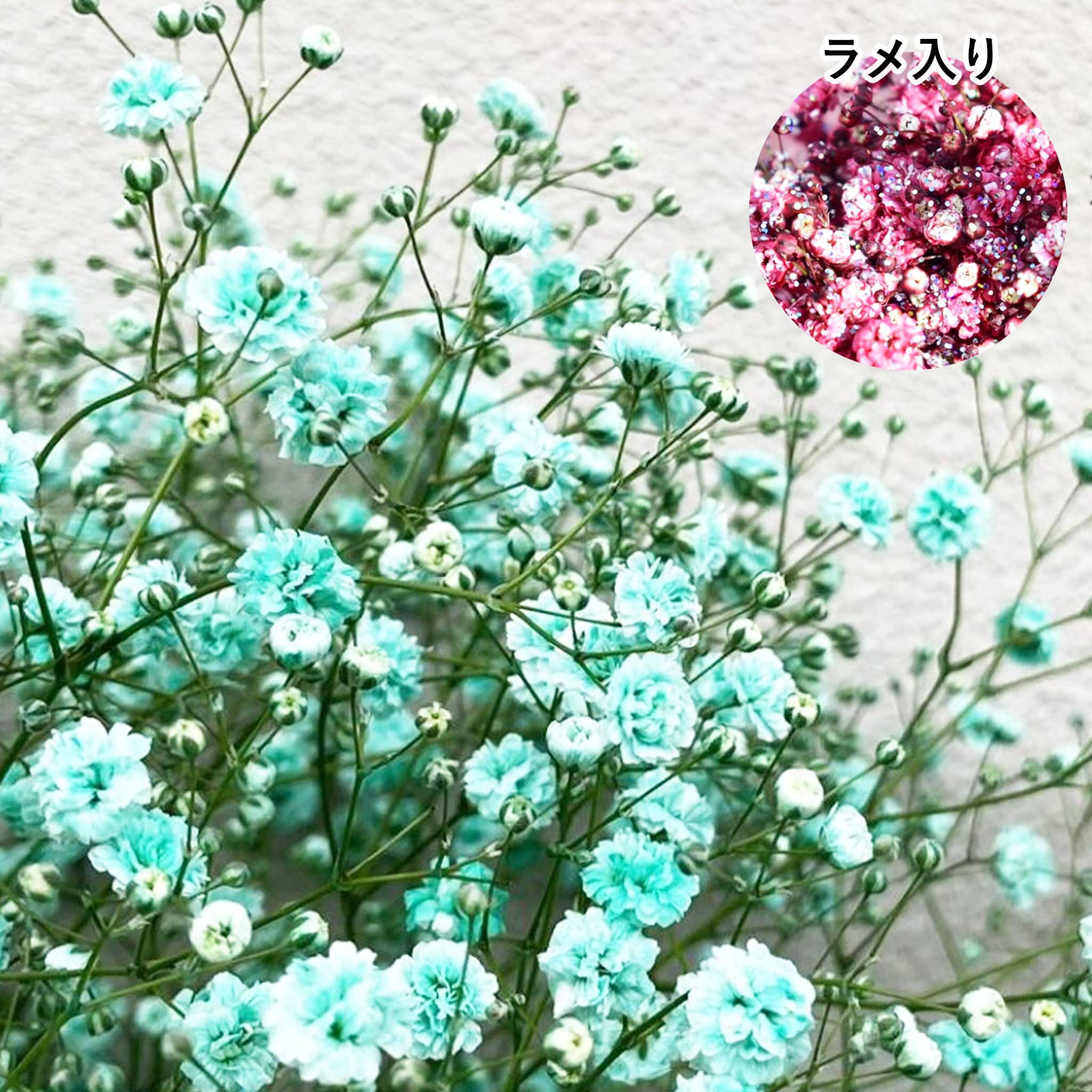 かすみ草リース