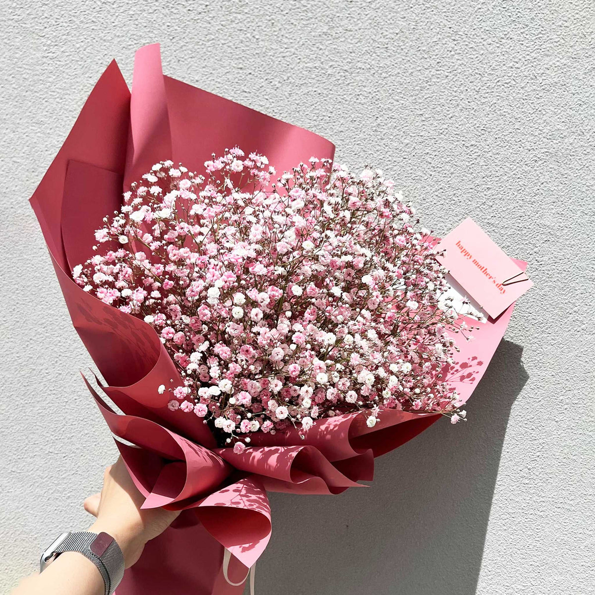 かすみ草花束