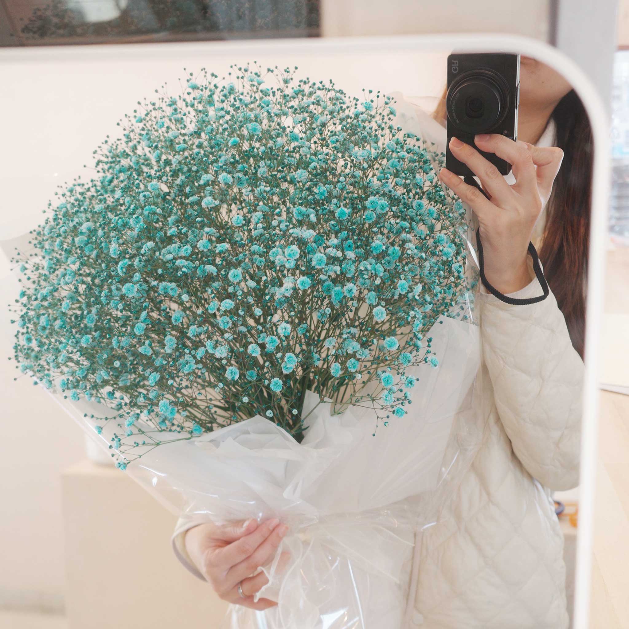 プロポーズ用かすみ草花束(大)